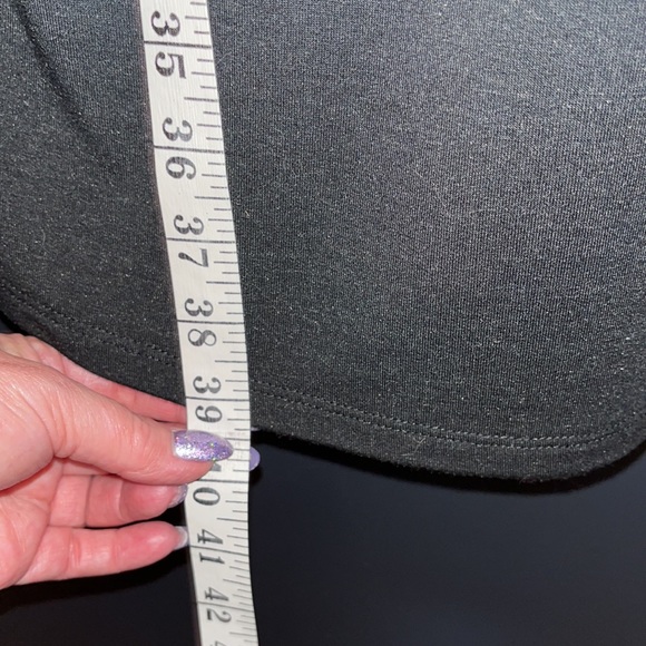 Torrid plus size grey and blue Ombre sweatshirt dress. Size 0 - Picture 12 of 14